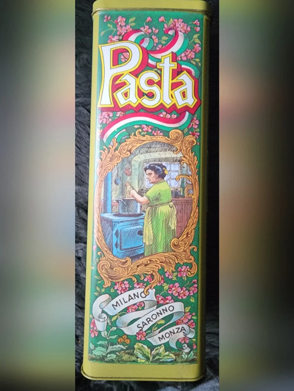 Vntg Pasta Tin 70s